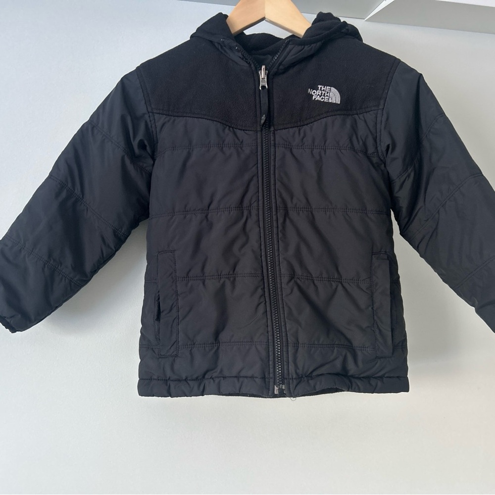 The North Face Kids' Black Puffer Jacket Reversible